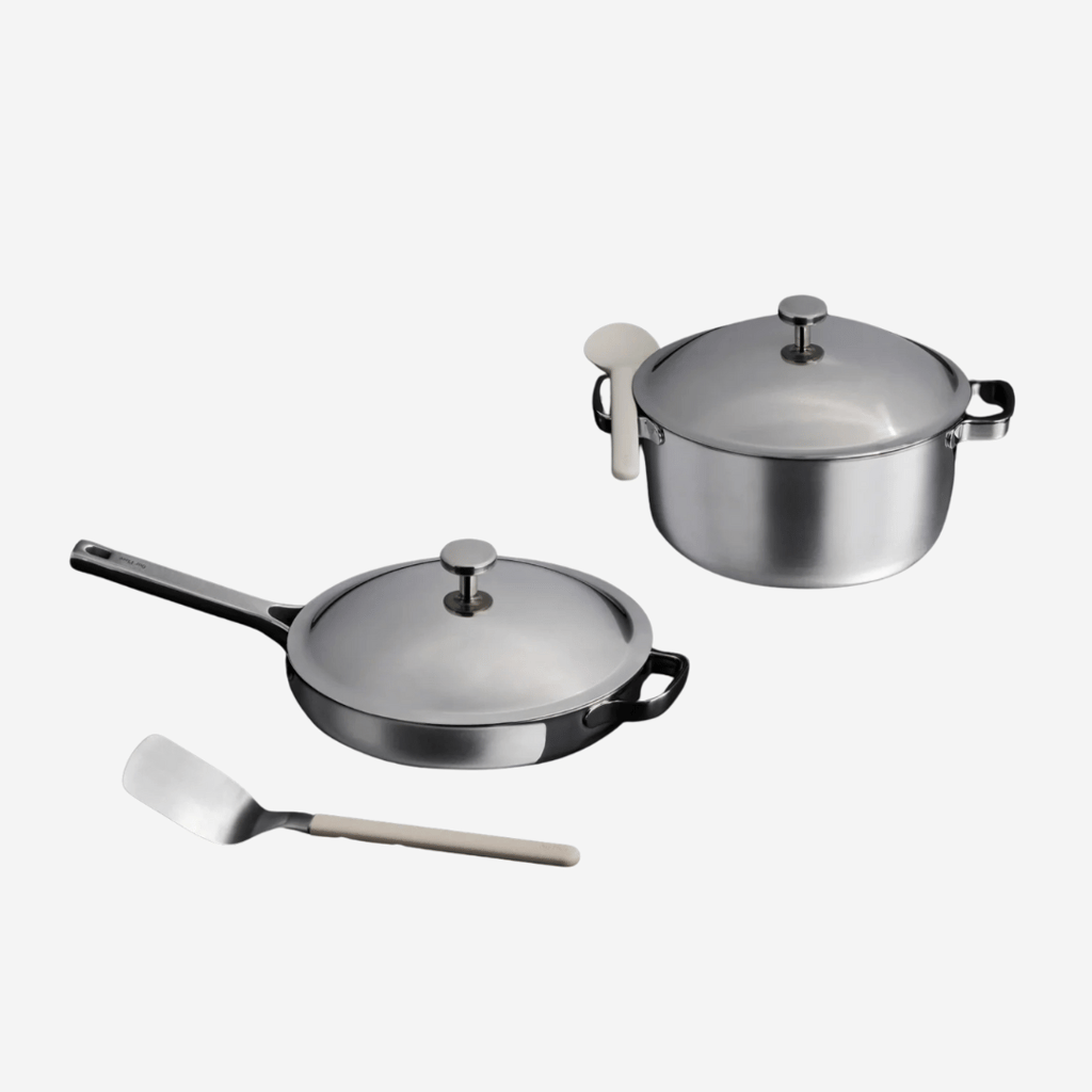 Titanium Pro Cookware Duo - Chrome